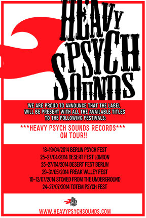 HeavyPsychSounds - Festivals 2014 poster