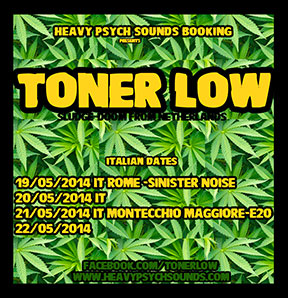 Toner Low - May 2014 tour poster