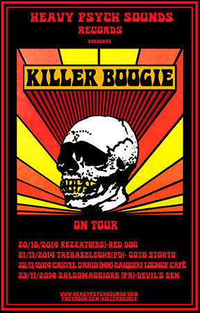 Killer Boogie Mini Tour poster - November 2014