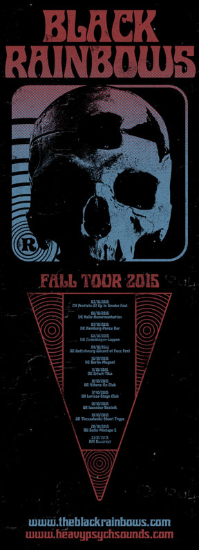 Black Rainbows - Fall Tour 2015 / Poster #02