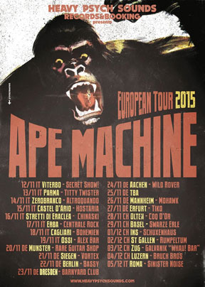 Ape Machine - European Tour 2015