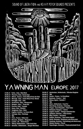 Yawning Man - European Tour 2017