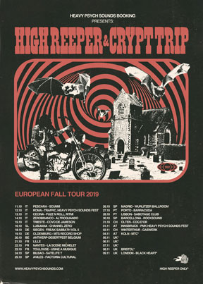 High Reeper and Crypt Trip - European Fall Tour 2019