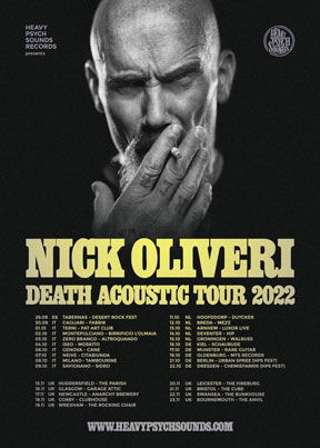 Nick Oliveri - Death Acoustic Tour 2022