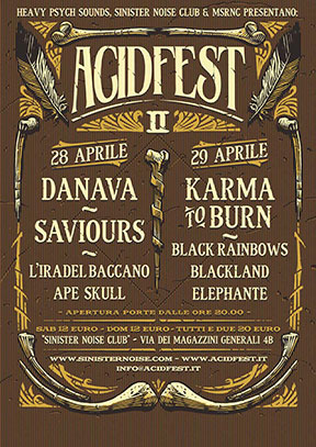 AcidFest 2012 poster