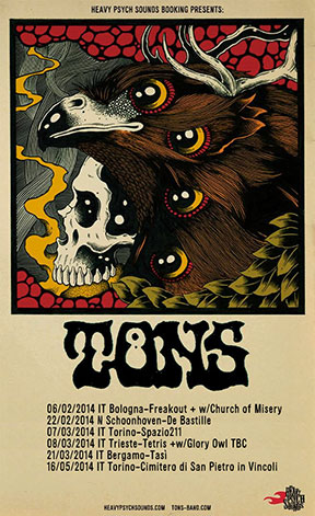 Tons - 2014 tour poster
