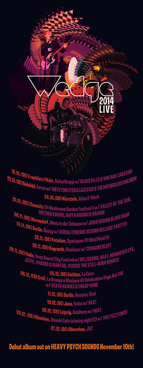 Wedge tour poster - October/December 2014