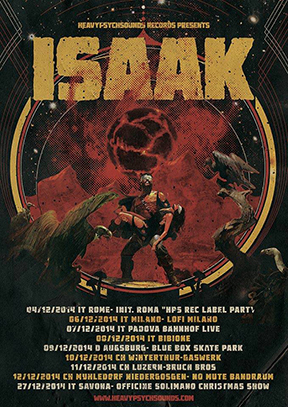 Isaak tour poster - December 2014