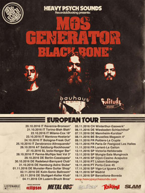 Mos Generator - European Tour 2016