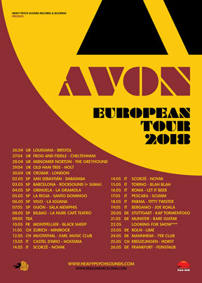 Avon - European Tour 2018