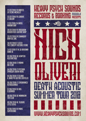Nick Oliveri - Death Acoustic Summer Tour 2018