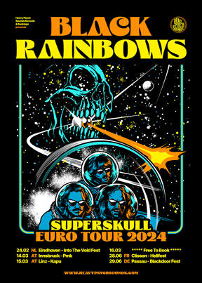 Black Rainbows - Superskull Euro Tour 2024